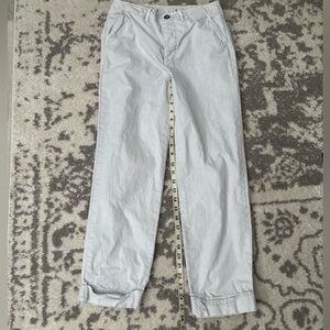 Zara low rise chino pants size 0 gray